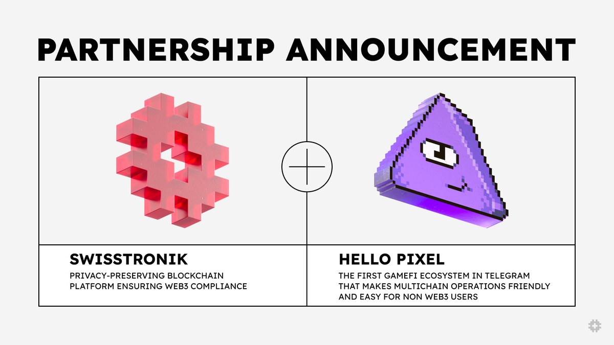 swisstronik's tweet photo. Want some free SWTR tokens? 💰😉
Then meet our new partner @hellopixelverse: the first Telegram GameFi ecosystem with user-friendly multichain operations 🌐
Soon, they’ll integrate our network into their app. There, you’ll be able to mine our test tokens and then convert them into real SWTR tokens after our TGE planned for this summer!
A great offer indeed! 🤑
Stay tuned for updates