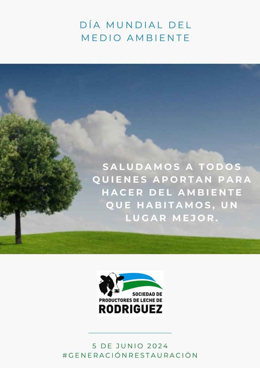 SociedadLeche's tweet photo. Un día para reflexionar. #GeneraciónRestauración https://t.co/ZYsuFObsnE