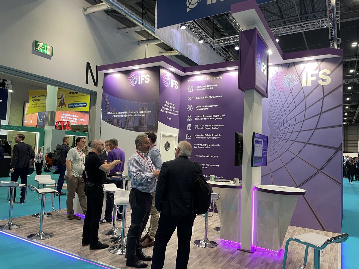 IFSUK's tweet photo. The IFS team have been busy at #DCW2024! Drop by the stand at D405 to discuss how #IFSCloud for #construction can help your business and pick up a free ticket for the #IFSCloudCableCar Catch our presentation tomorrow at 14:00 in the Net Zero Theatre. https://t.co/wY7ZHI5gQC https://t.co/jPEOcgSy92