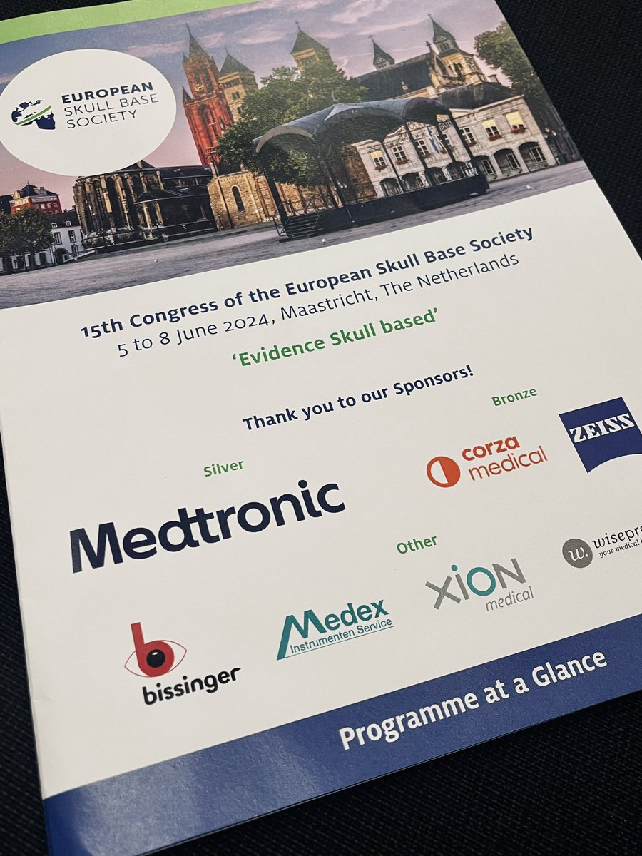 jo_chainey's tweet photo. First day of the European Skull Base Society Annual Meeting #ESBS 🧠 https://t.co/bFMWkcFEWB