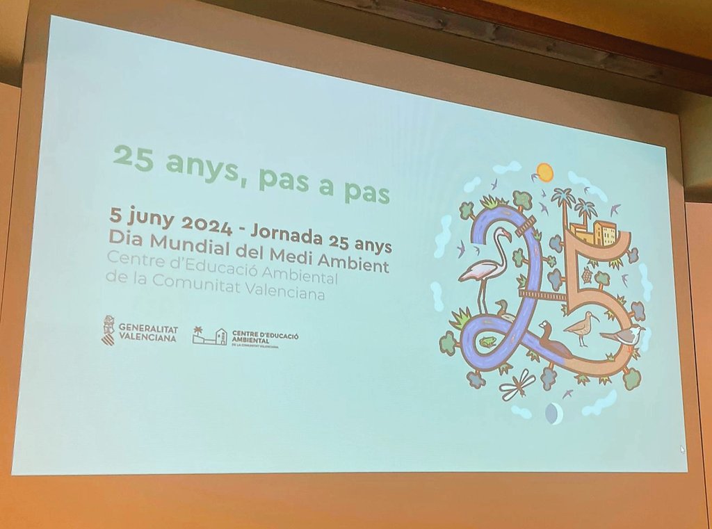 Emtre_AMV's tweet photo. Des de l'EMTRE volem felicitar al @GVA_CEACV pel seu 25 aniversari 🎂 i per la tasca imprescindible de sensibilització, conscienciació i formació mediambiental 🌍 🌱 🦋 que desenvolupa al nostre territori 👏 Enhorabona! https://t.co/qzWL2WFqHb