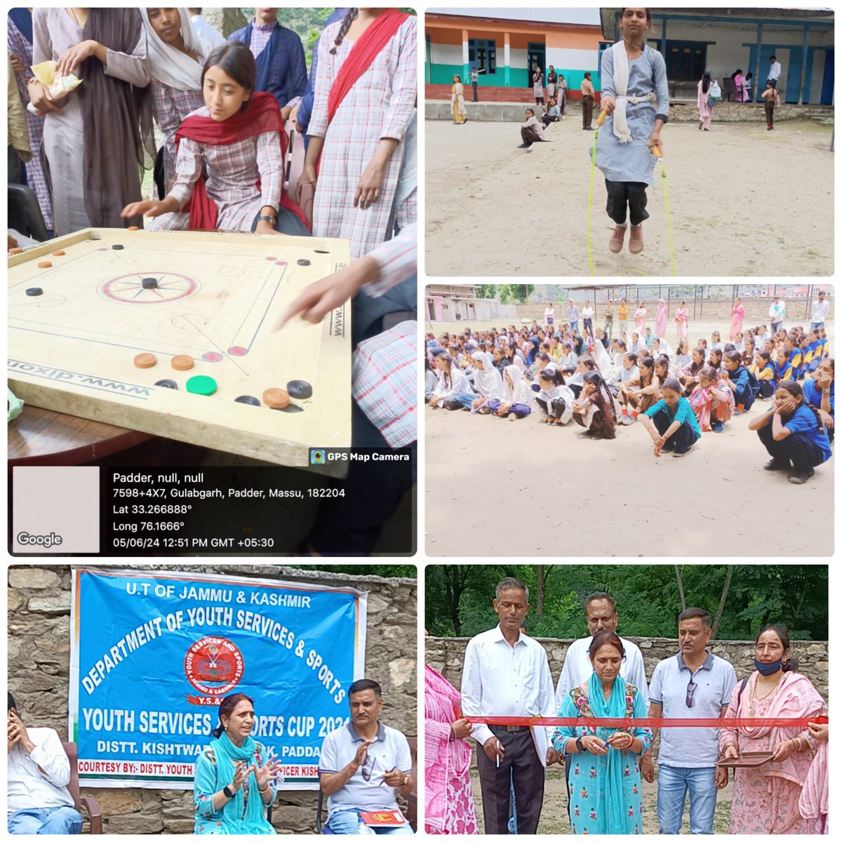 ZPEOPDR's tweet photo. Today,Grand opening of Inter School Zonal Level Tournament at Gulabgarh.The Event was inaugurated by ZEO Padder,Ms. Savita Sharma,in presence of I/C ZPEO Duni Chand,Dedicated PEMs,PETs,REKs,&amp; NYCs.The Primary objective is to Promote Physical fitness &amp; sportsmanship among students https://t.co/1aO8fhfa9I