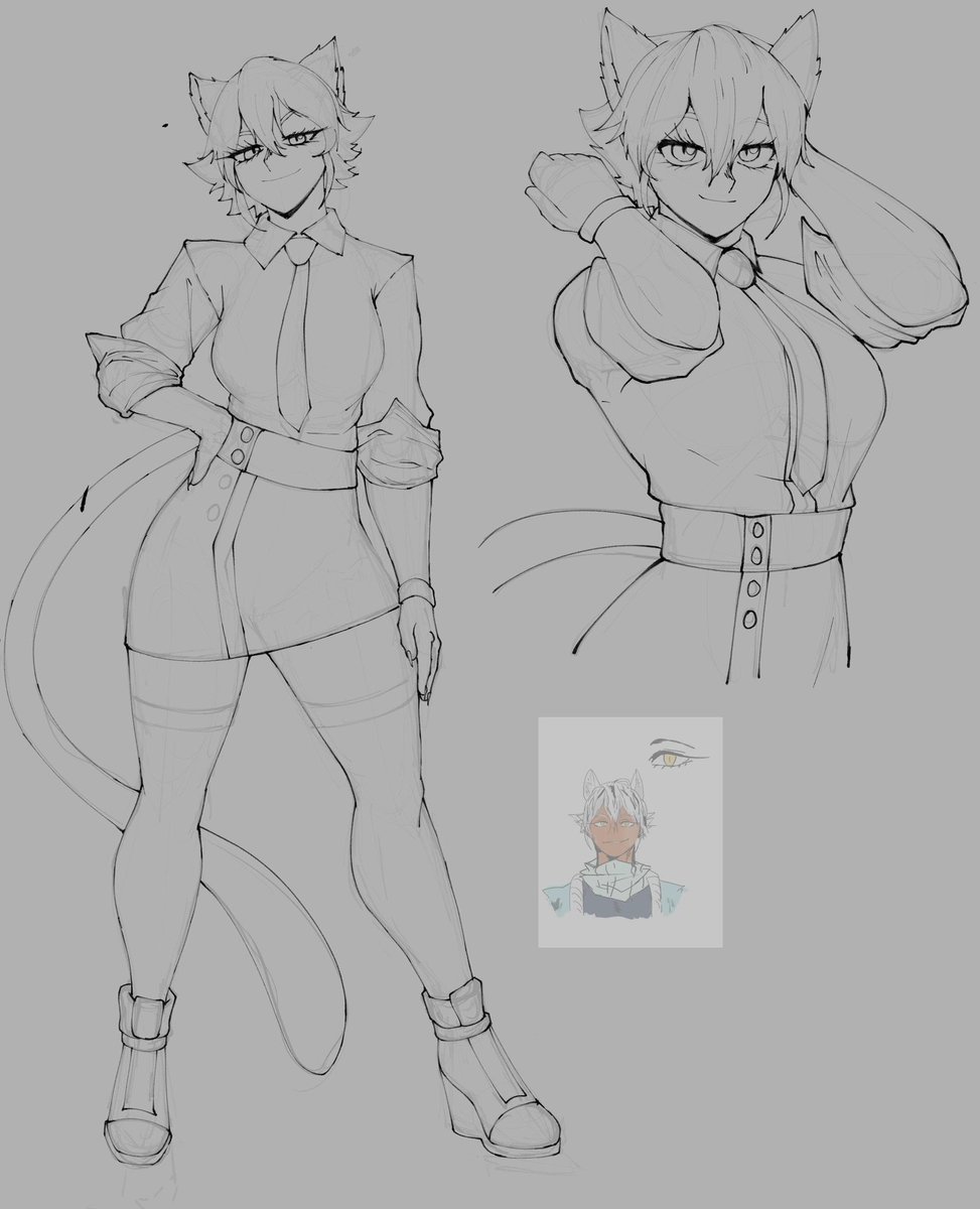 husky_claw5's tweet photo. Yeahhh I'm sorry for my inactivity!! I'm back!! So I introduce myself to you!! I'm Husky!! I'm an artist focused on digital art!! I do anime and cartoon stuff!! Here is one of My OC's, her name is Tiwari!! 💖💕🫣 https://t.co/duMhGoLXRD