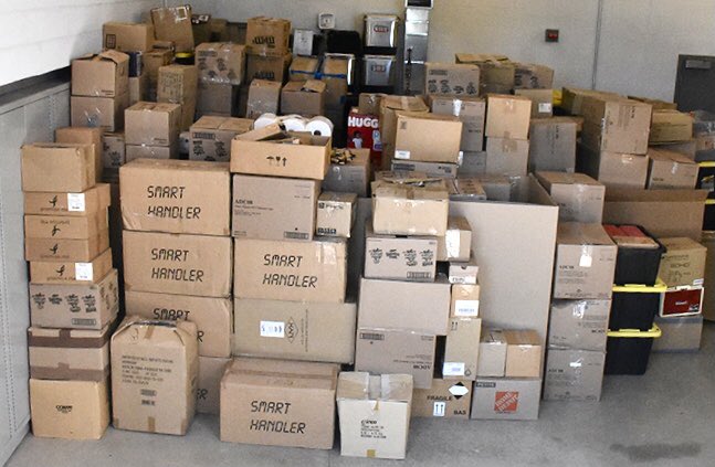 MILLION DOLLAR THEFTS: 3-month theft investigation by @HaltonPolice leads to recovery of $1 million in stolen property from thieves targeting Shoppers Drug Marts & tractor trailer loads across GTA — 52y/o Toronto man arrested after 5 search warrants executed.