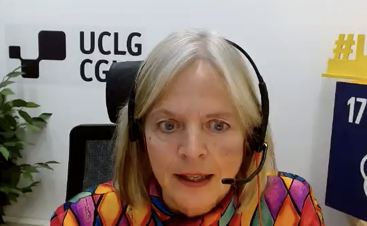 uclg_org's tweet photo. #LearningWithUCLG
👏@HoeflichSara, Assistant SG for Membership Services concludes the session by emphasising the importance of engaging stakeholders and understanding how to do it effectively.
🌟More opportunities are coming, online and in-person!
#Listen2Cities https://t.co/bDCgtEAaKg