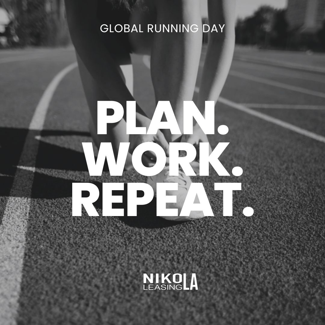 nikodeleon's tweet photo. Step into your sneakers and hit the ground running because it's Global Running Day! Lace up, breathe deep, and let's sprint towards fitness and fun around the world." 🏃‍♂️🌍 

#GlobalRunningDay  #NikolaLeasing https://t.co/33y0wET7yR