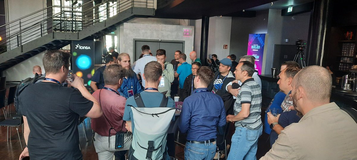 icinga's tweet photo. Many groups have emerged during the Community Spaces - while others enjoy their workshops. This is a unique opportunity for Icinga users to connect, learn and share! #IcingaSummit https://t.co/ol9K7r1SsI