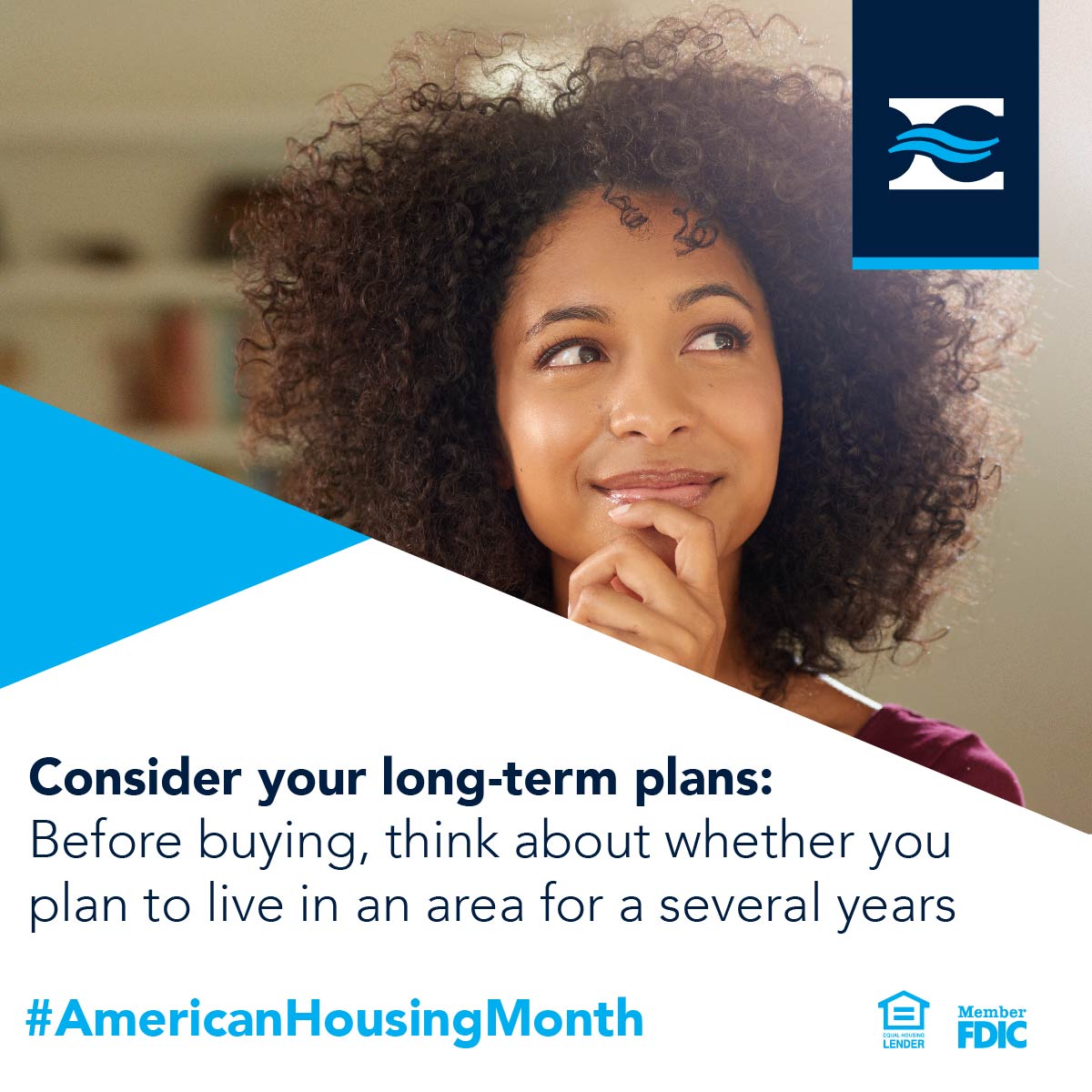getevolved1925's tweet image. These considerations will prepare you before shopping for a new home. Click here to learn more: bit.ly/3VmX6bv

#AmericanHousingMonth #BeyondBanking #GetEvolved