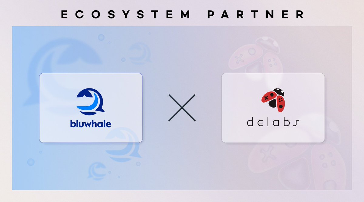 delabsOfficial's tweet image. We are excited to announce the partnership with @bluwhaleai 🐞🐳

👉 Bluwhale is the fastest growing on-chain analytics platform, bringing the future of AI-powered personal data earnings to present, led by former Fortune 500 AI algorithm lead @jinhan8

🤝 Utilizing the amazing…