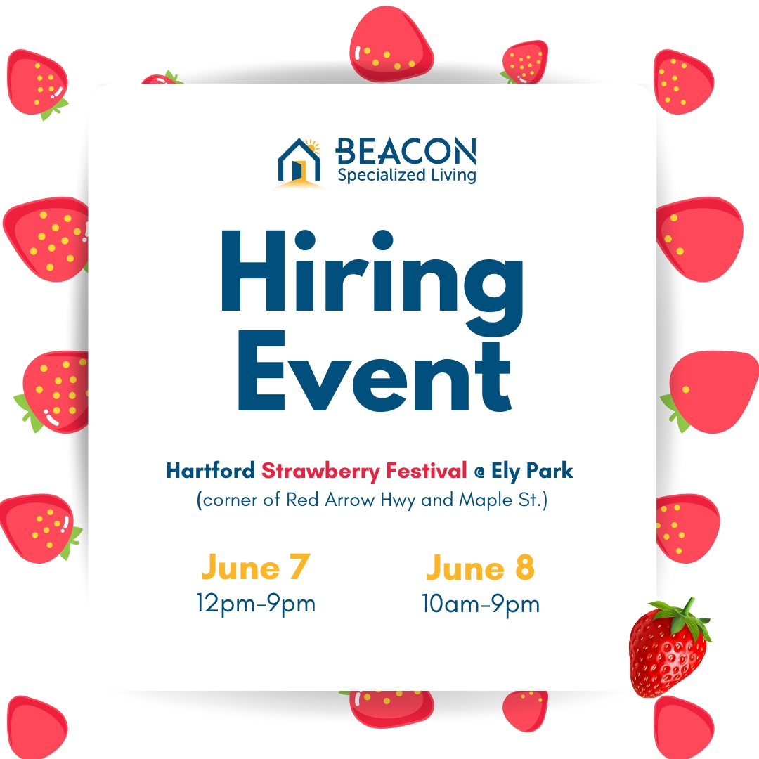 2 Days away, it's the annual Hartford Strawberry Festival. 🍓

Make sure to ask us about employment questions, bring a resume, and let's talk availability. 🤝 Here are details WHY we're a great career: bit.ly/4asLV5r. Apply today! bit.ly/3X0VDc4