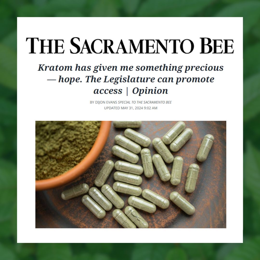 KratomCoalition's tweet photo. #ICYMI Check out this Sacramento Bee op-ed about a local writer's kratom story and how the California legislature is in a position to help countless others. Learn more about AB 2365 in the full piece here: https://t.co/kh53iIRSrZ
#KratomRegulation #AB2365 https://t.co/AGwHBLV5Nu