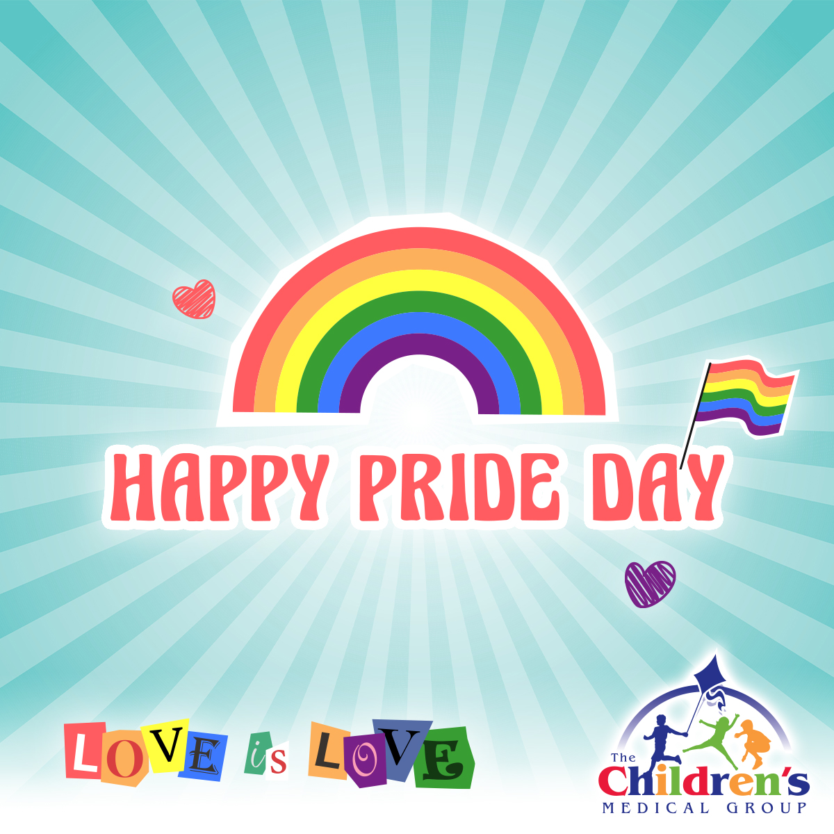 CMG4Kids's tweet photo. Happy Pride Day! 🏳️‍🌈❤️🧡💛💚💙💜

Celebrate love, embrace diversity, and spread acceptance.

#PrideDay #LoveIsLove #Equality #Inclusion #CelebrateDiversity https://t.co/frFmCjmpX9