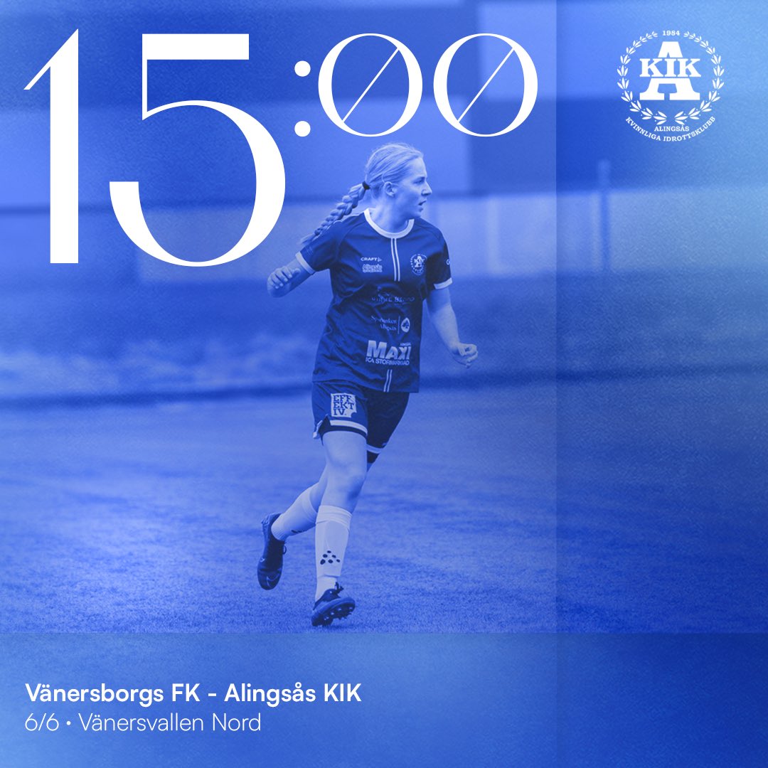 akikDAM's tweet photo. Imorgon firar vi nationaldagen med match mot Vänersborgs FK! Klockan 15:00 blåser domaren igång matchen på Vänersvallen Nord. En ledig dag spenderas bäst med fotboll – det är sedan gammalt! Ses där 🤝🏻 https://t.co/3B64Tvrz3Q