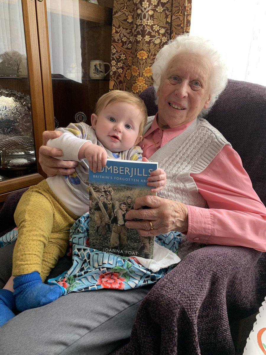 80 years ago, Eileen Mark and fellow lumberjills helped prepare for D-Day. She told me that on rainy days, they spent their time in the barn making D-Day landing track way out of chestnut poles and wire. So tanks and vehicles could pass over the sand on the Normandy beaches.#dday