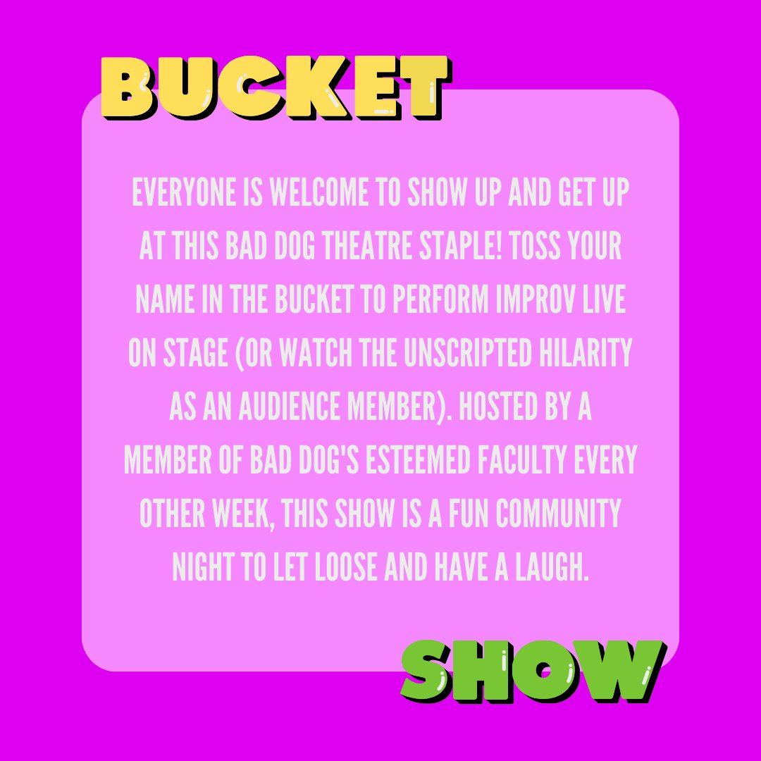 Bad Dog Comedy Theatre tweet media