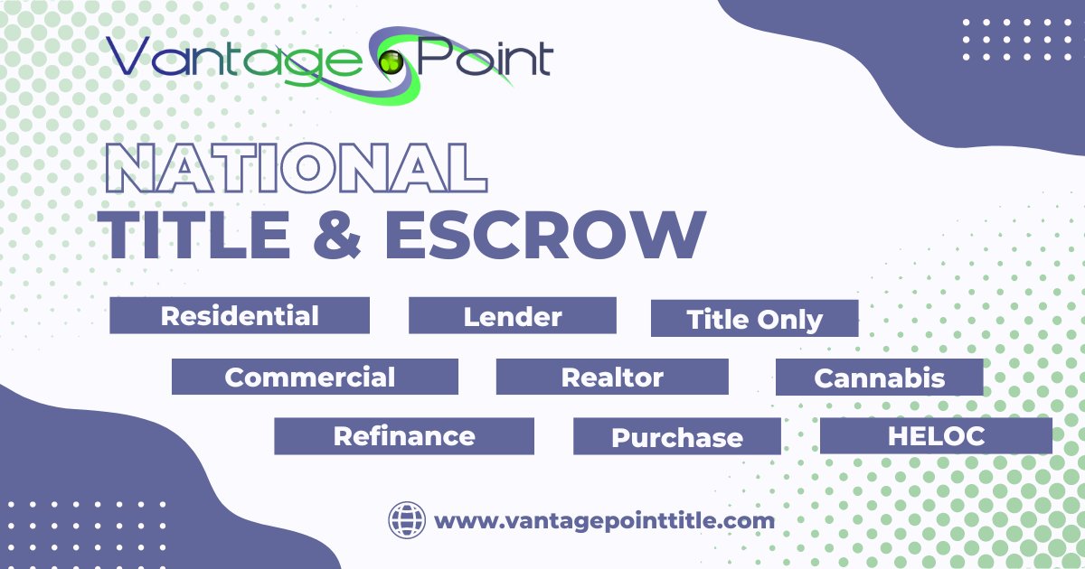 VPTitle's tweet photo. 𝐀𝐭 𝐕𝐚𝐧𝐭𝐚𝐠𝐞 𝐏𝐨𝐢𝐧𝐭 𝐰𝐞 𝐚𝐫𝐞 𝐩𝐥𝐞𝐚𝐬𝐞𝐝 𝐭𝐨 𝐨𝐟𝐟𝐞𝐫 𝐩𝐫𝐨𝐝𝐮𝐜𝐭𝐬 𝐚𝐧𝐝 𝐬𝐞𝐫𝐯𝐢𝐜𝐞𝐬 𝐭𝐡𝐚𝐭 𝐚𝐬𝐬𝐢𝐬𝐭 𝐢𝐧 𝐭𝐡𝐞 𝐞𝐧𝐭𝐢𝐫𝐞 𝐂𝐥𝐨𝐬𝐢𝐧𝐠 𝐩𝐫𝐨𝐜𝐞𝐬𝐬. 🥳

𝐋𝐞𝐚𝐫𝐧 𝐦𝐨𝐫𝐞 𝐡𝐞𝐫𝐞 ▶️ https://t.co/hoa9pQ7uW6

#NationalTitleAndEscrow https://t.co/KK0XEmahhr