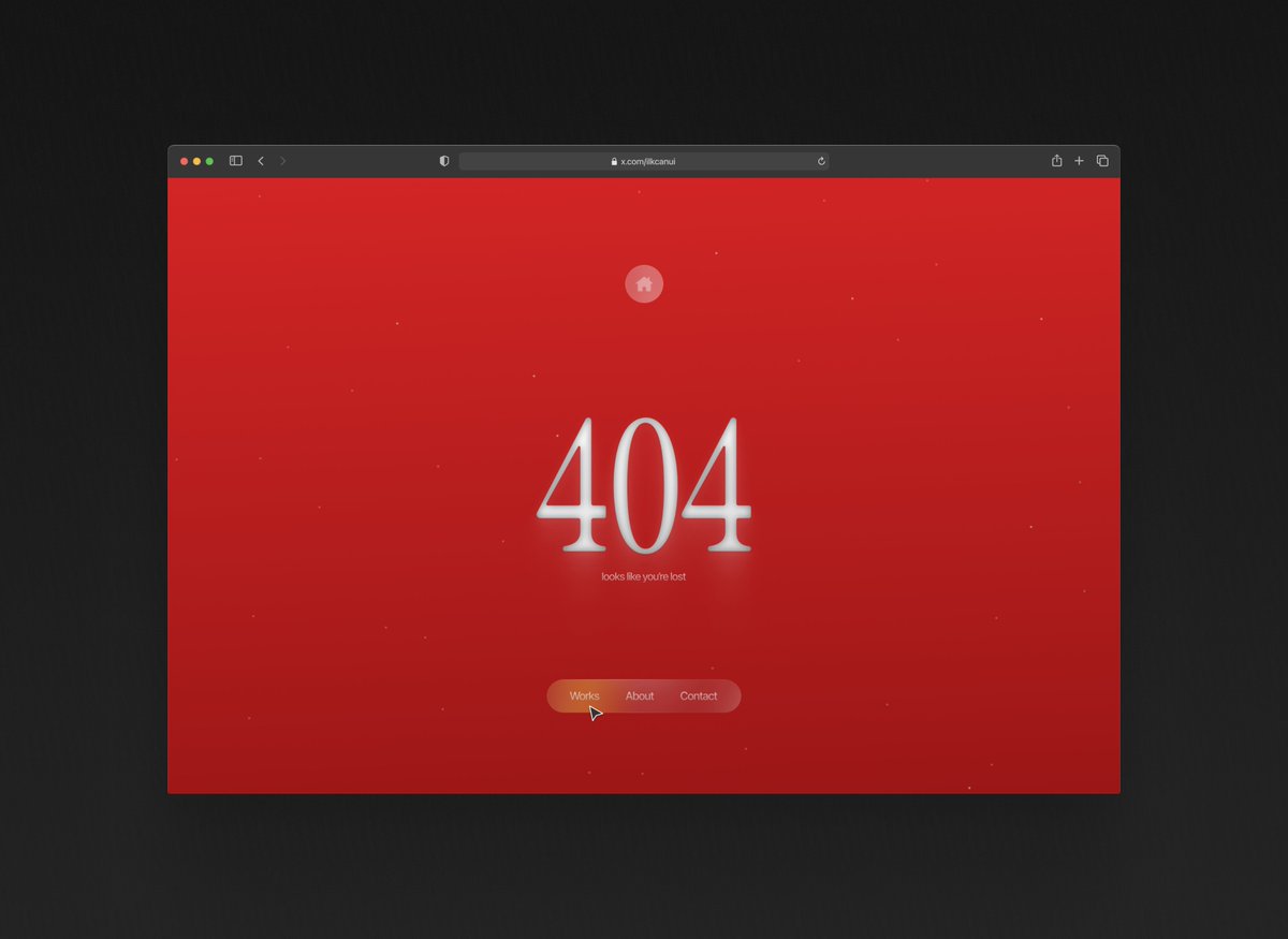 ilkcankose's tweet photo. looks like you're lost 📍 concept 404 page #DailyUI003
•
#dailyui #uidesign #uxui #design #webdesign https://t.co/yvmb16MtyV