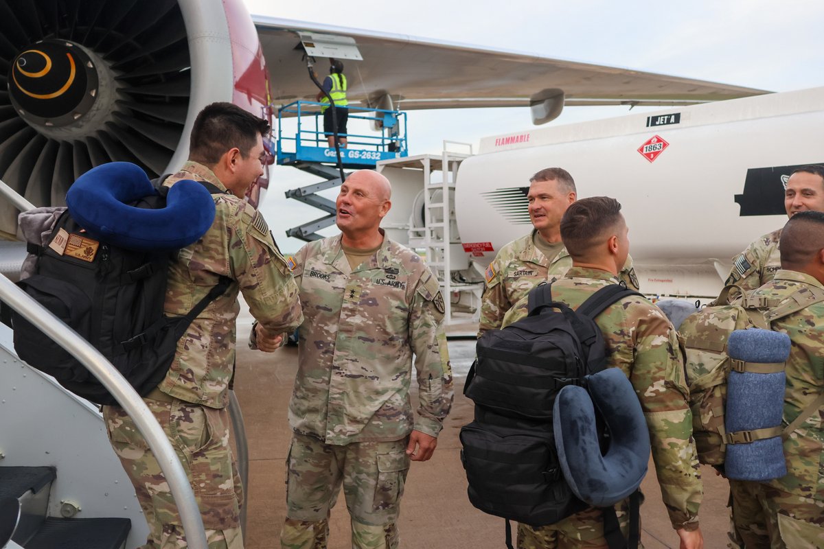 USArmyFortSill's tweet photo. Welcome home 31st Air Defense Artillery Brigade! π
π·: https://t.co/ddm0ntUn75
#TeamSill #FiresStrong #FirstToFire https://t.co/WeC0fFEZq8
