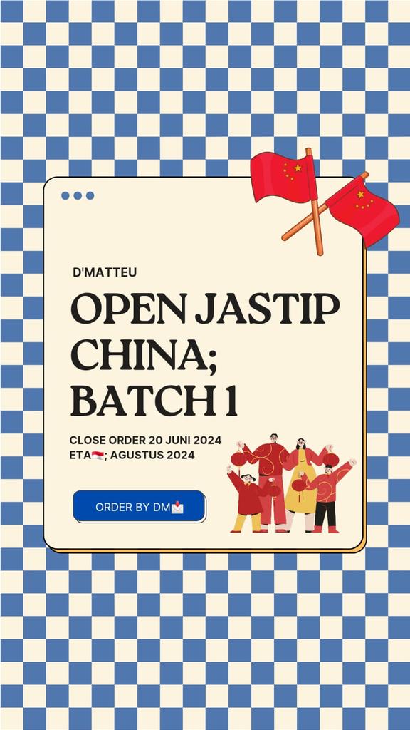 ontiestay's tweet photo. OPEN PO CHINA HANDCARRY 🇨🇳 
[CLOSE ORDER 20 JUNI 2024] 
○ ETA INA AGUSTUS 2024 ○
જ bisa request personal order [dm di IG @/dmatteu.id atau cek kolom reply untuk link profile instagram]
જ catalog produk ada di highlight https://t.co/5yqzlOoGgl