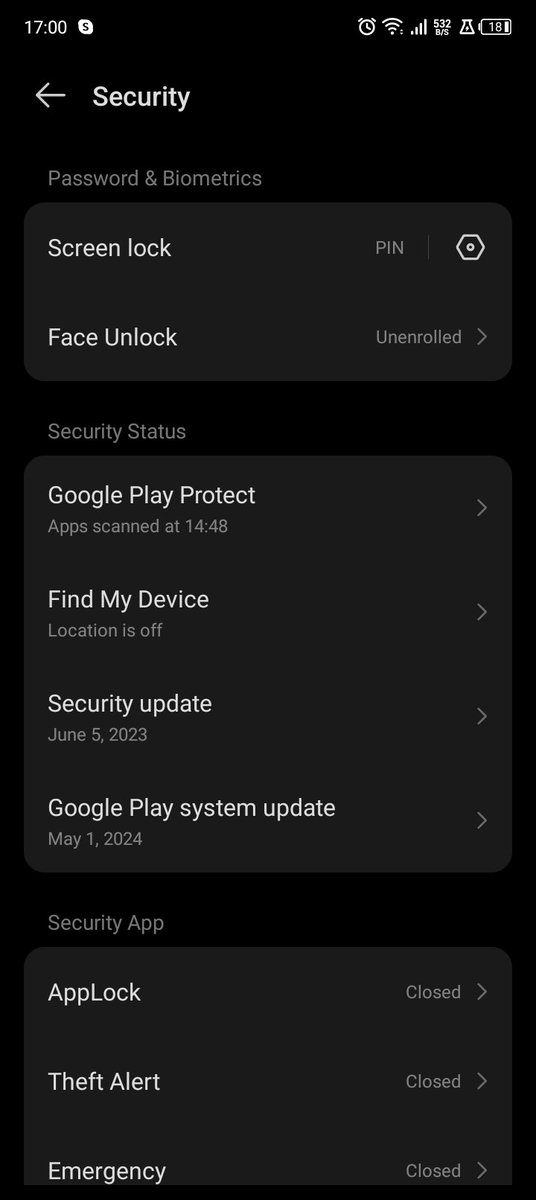 mega_mash's tweet photo. @TECNOMobile254 Hi @TECNOMobile254 
I did a security update on my Tecno  KI5q and now the biometrics option is gone! https://t.co/39KBpiUvH1