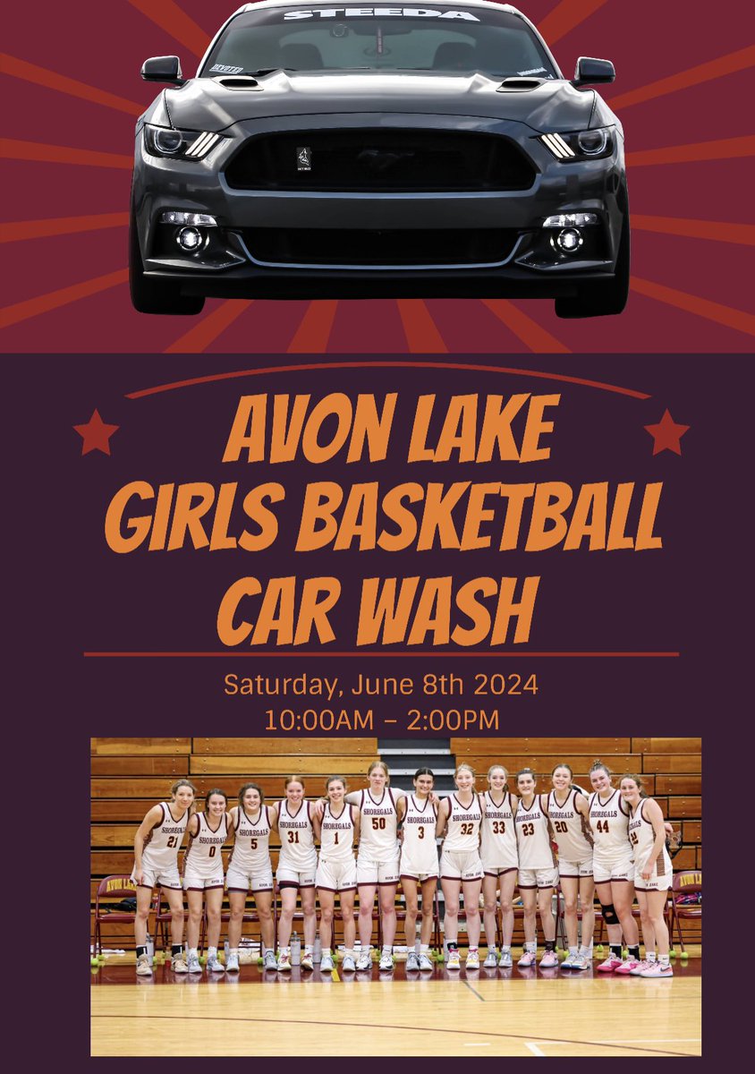 Come support the Shoregals this Saturday and get your car washed!