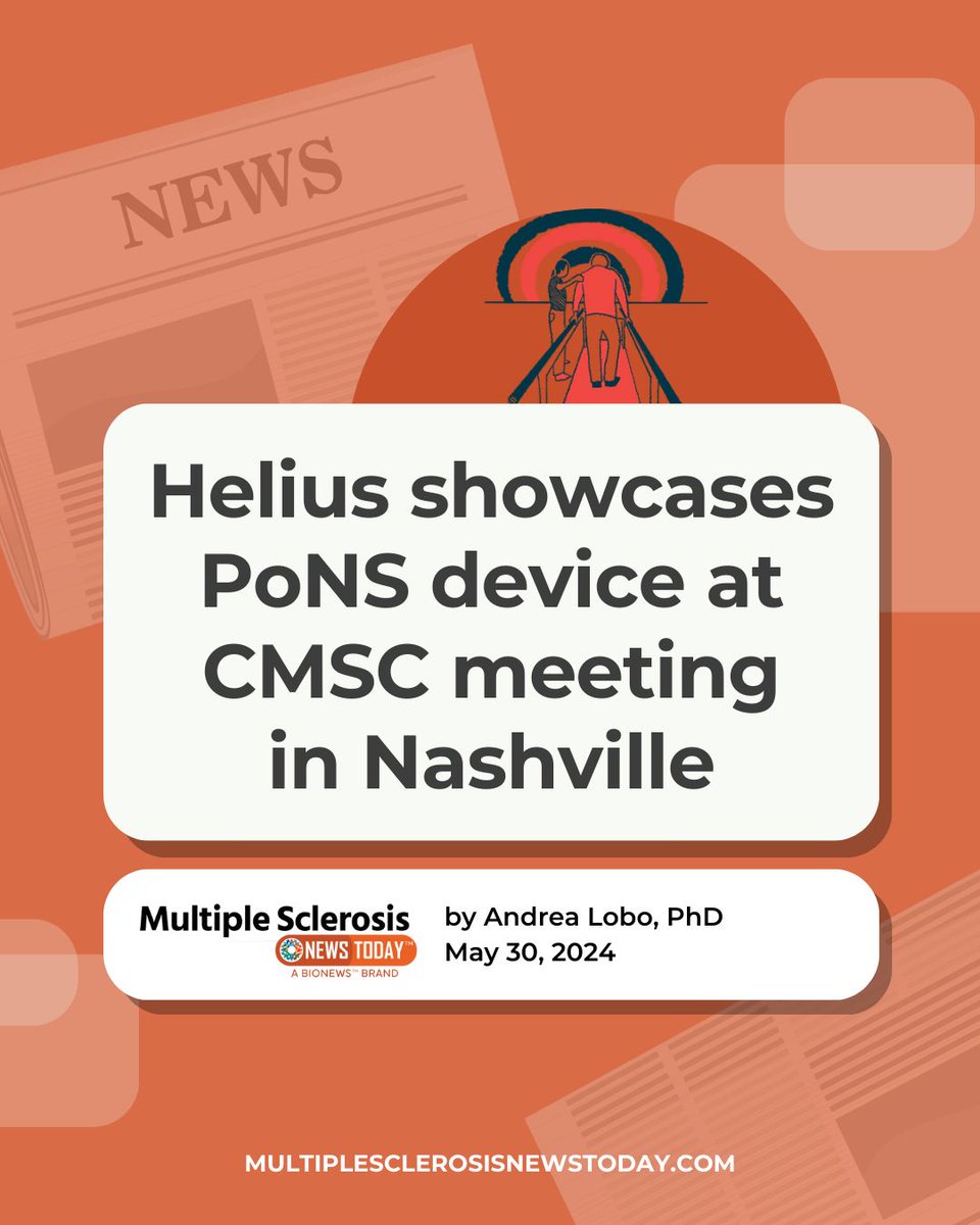 The approved, noninvasive PoNS device ultimately promotes neuroplasticity and strengthens brain circuits involved walking. bit.ly/3KsSeLO 

#MultipleSclerosis #MSResearch #MSNews #MSSymptoms #MSTreatment