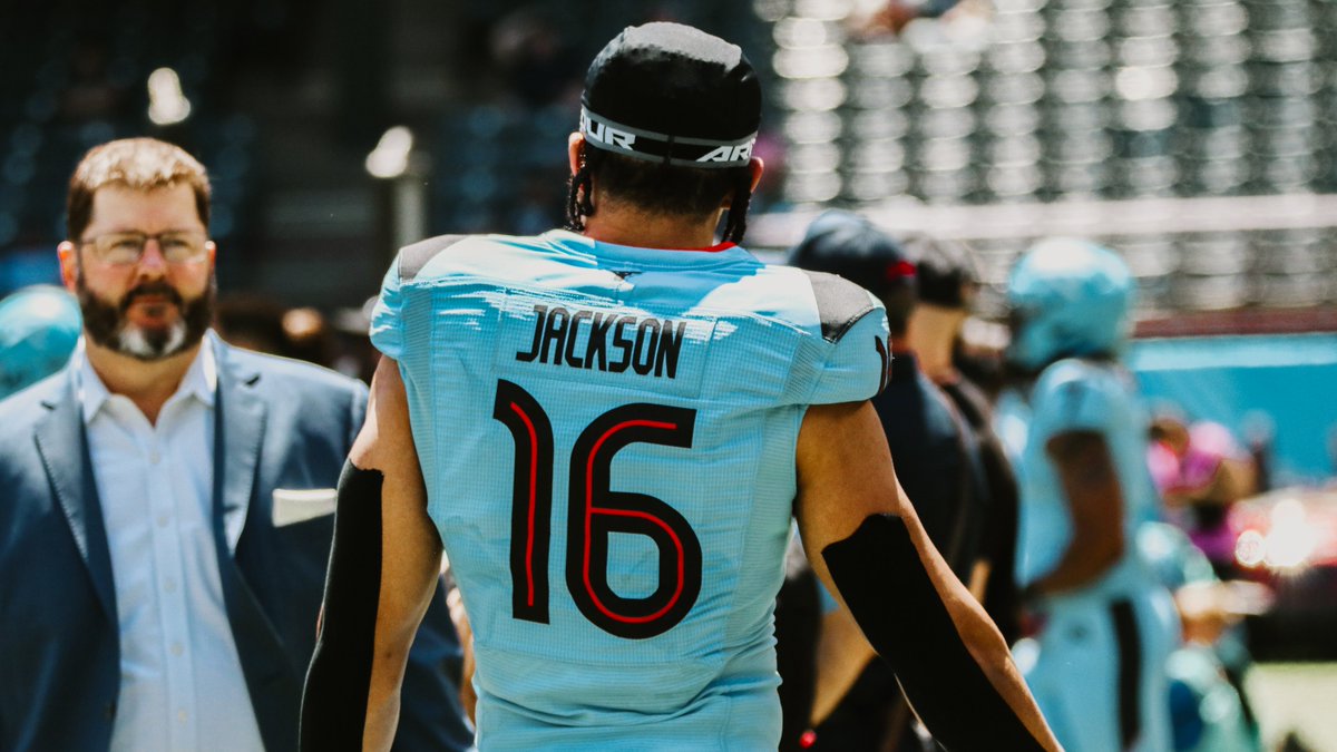 The Denver Broncos are working out <a href="/XFLRenegades/">Arlington Renegades</a> LB Storey Jackson today, per <a href="/AaronWilson_NFL/">Aaron Wilson</a>.

Jackson totaled 39 tackles &amp; a PBU in ten games with Arlington this year, and also made an impact on special teams with 13 tackles. #UFL