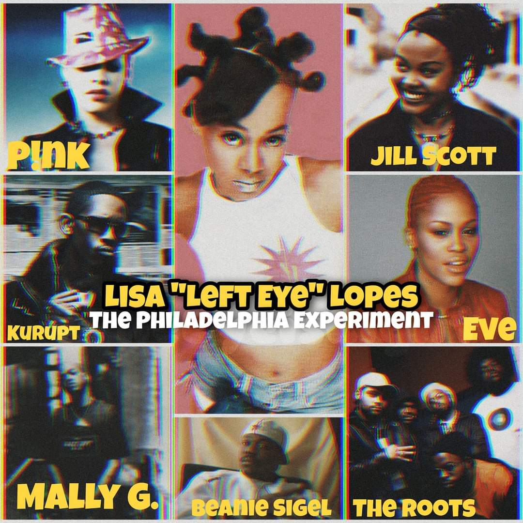 the9isright's tweet photo. And in a sense, we almost got it!

Left Eye wanted to do a Philly pride anthem called The Philadelphia Experiment" for her album 'Supernova', her own "New York" record but with fellow Philly artists: Eve, P!nk, Jill Scott, The Roots, her god son Mally G., Kurupt, &amp; Beanie Sigel. https://t.co/jOkoSLlujp