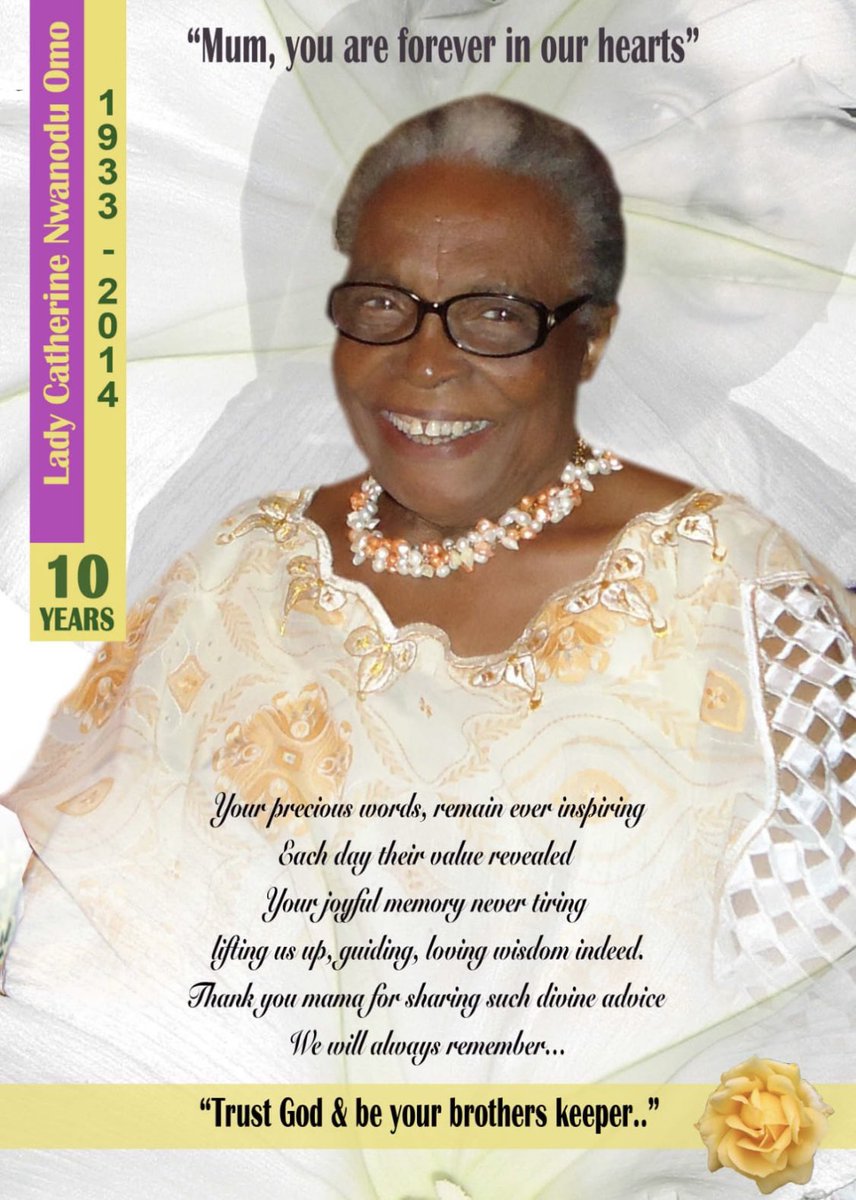 ObazeOfunne's tweet photo. Dear mummy, it’s been 10 years . Forever in our hearts. Rest in peace 🙏 https://t.co/LHNbBThl9p