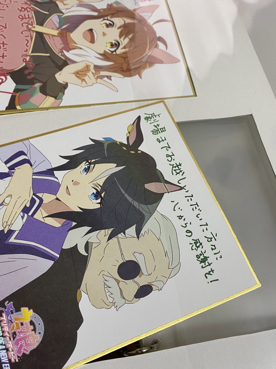 これだ〜っていうミニ色紙の観賞兼収納の商品がないのでアイディア出し
ミニ色紙サイズの穴が空いたA4厚紙出してくれたらクリアファイルに並べて保管できそう
グッズメーカーの人どうですかね?
 
なお見やすいが場所は取る 