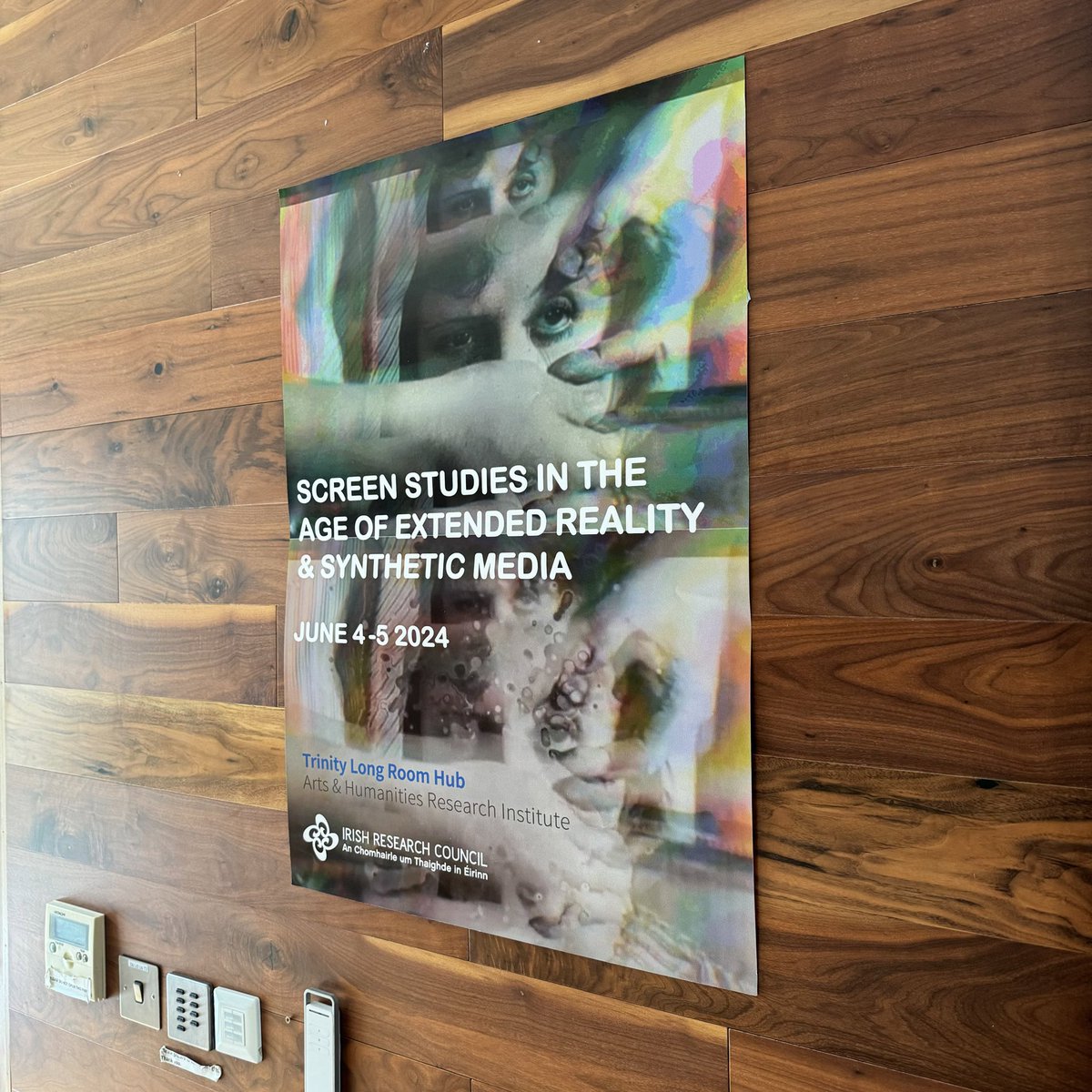 kierannolan's tweet photo. I presented my research talk ‘The Camera as an Interface: In-Game Graffiti Photography in Immersive Digital Environments’ at @tcddublin’s Long Room Hub today for Screen Studies in the Age of XR and Synthetic Media #SSXR. Many thanks to the conference organisers and all involved. https://t.co/cZY3WbJWT6