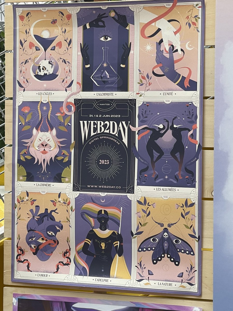 AnnieLichtner's tweet photo. Souvenirs souvenirs le #Web2Day se transforme en #EtDemain @CantineNantes J’adore ces affiches et vous.? https://t.co/2LscRbgn7a