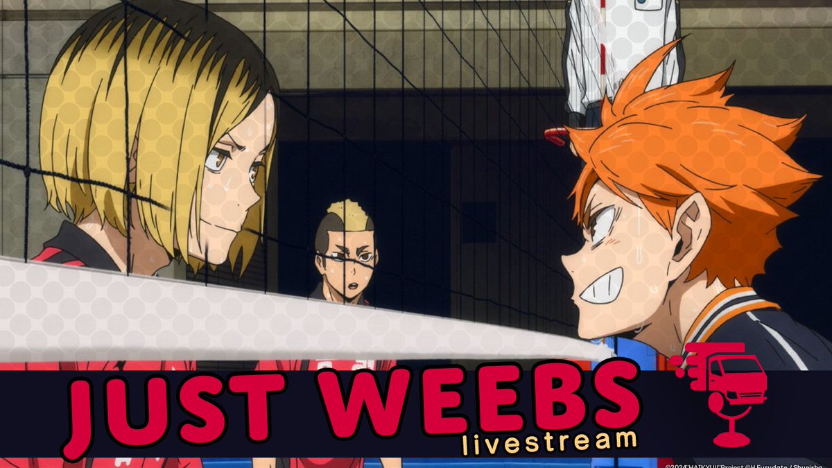 JustWeebsPod's tweet photo. We're so back!

Haikyu movie livestream later today at 6:30 pm.

Hope to see you here: https://t.co/0E9PaYkm42 https://t.co/vcoYzyRM5u