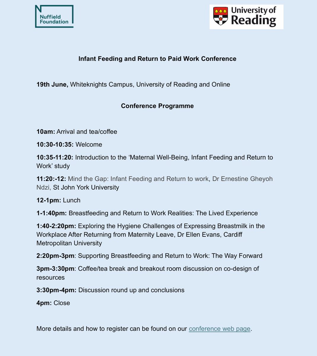 Programme: