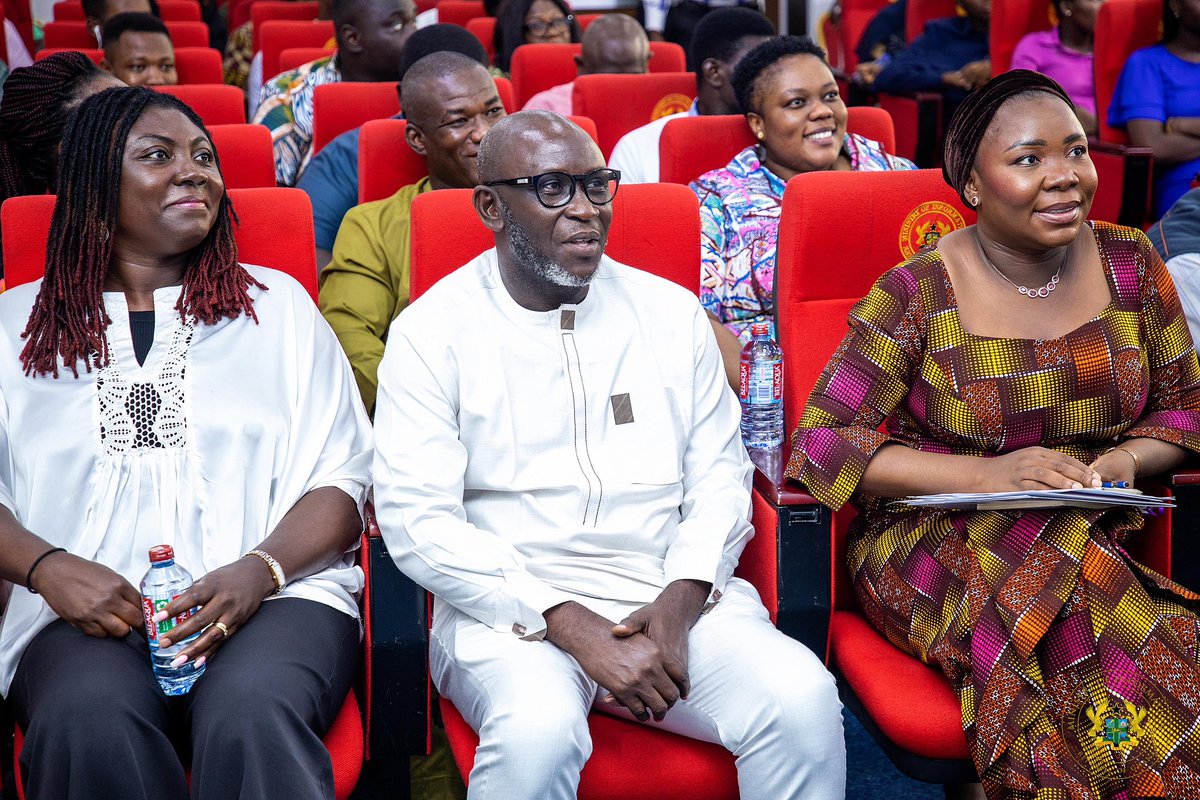 unescoghnatcom's tweet photo. This morning, the Secretary-General of the @unescoghnatcom, Mrs. @ama_serwah joined the Minister of Information Hon. @Fatimatu_A, @UnescoGhana, and staff of the @moigovgh for the press launch of the International Day for Universal Access to Information (IDUAI) to be hosted by Ghana in October, 2024. 

#IDUAIAccra2024