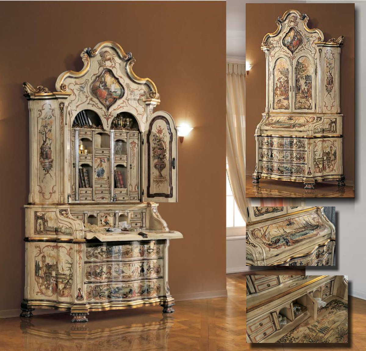 Interieur und Design by Piazza des Wohnens Deutschland. Wunderschöne handgefertigte #Möbel aus #Italien. #Antik und #Kunst vereint.