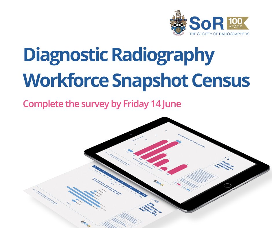 Calling all Radiology Services Managers!  

We need your input to help us understand the current establishment and vacancy rates of the diagnostic radiography workforce.  

Spare 10 minutes to complete our snapshot census
👉ow.ly/2ctf50S9qKt