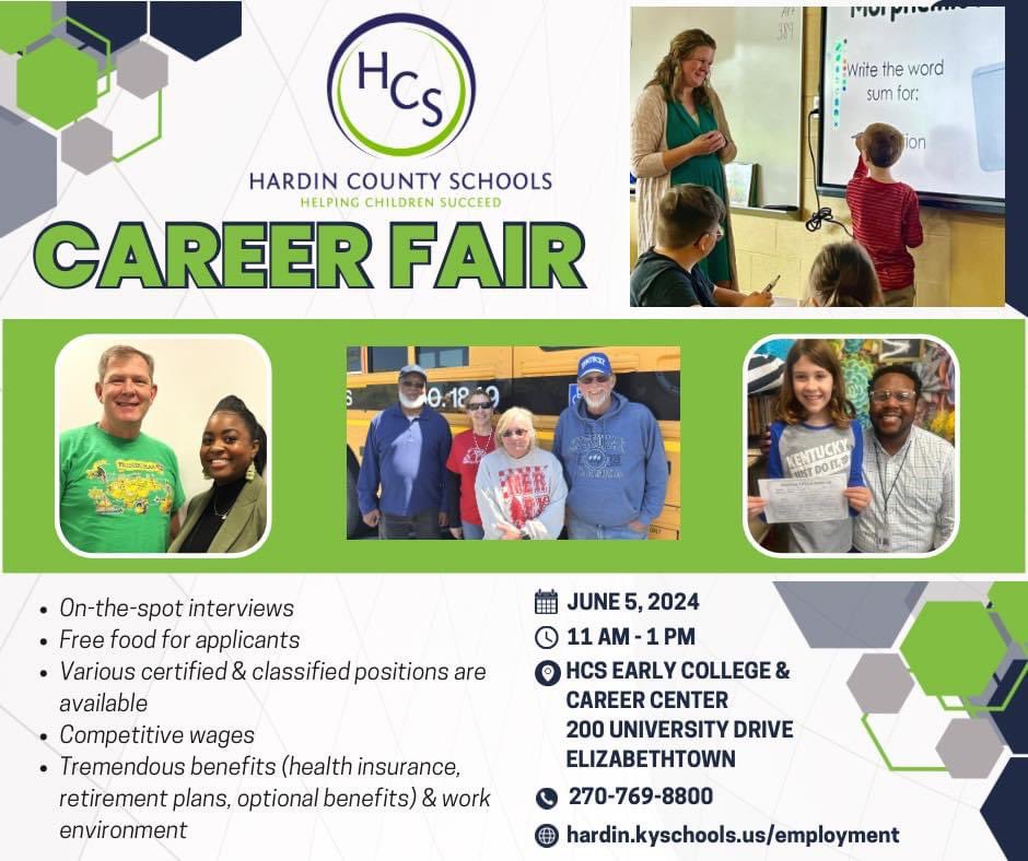 Today is the day for the HCS Career Fair <a href="/HCSEC3/">HCSEC3</a>! 😊 Stop by the #HCSPreschool table to discuss the best career opportunities around!! Kimberley &amp; Jill are excited to talk to you! 💙 #HCSBetterTogether #HCSPreschool