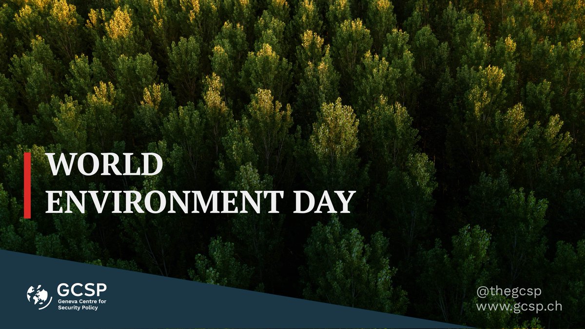 TheGCSP's tweet photo. 🌍 On this World Environment Day, GCSP joins the global call to focus on restoring land, ending desertification and building drought #resilience.

We are proud to be part of the Climate Action Accelerator. Stay tuned for the launch of our roadmap! #EnvironmentDay #ClimateAction https://t.co/zXxxEXzGNC