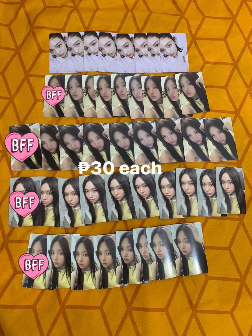 ihaechyoo's tweet photo. wts lfb ph #haennisells

newjeans get up weverse photocards   onhand 

- ₱ on each pic
- flash exp
- dop nego
- will prio madami kukunin 

t. nj hanni minji dani haerin hyein https://t.co/ImpHXw8IPZ