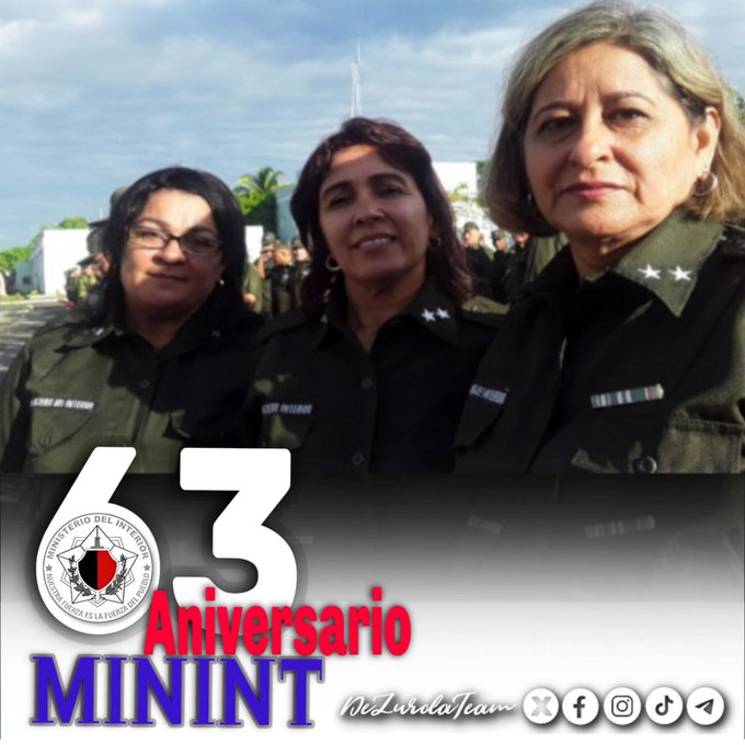 "El papel del funcionario, del combatiente del Ministerio del Interior, es uno de los papeles más honrosos y más dignos que pueda tener un revolucionario en este proceso; uno de los trabajos llenos de estímulos,uno de los trabajos llenos de honra,llenos de confianza" #CubaCoopera