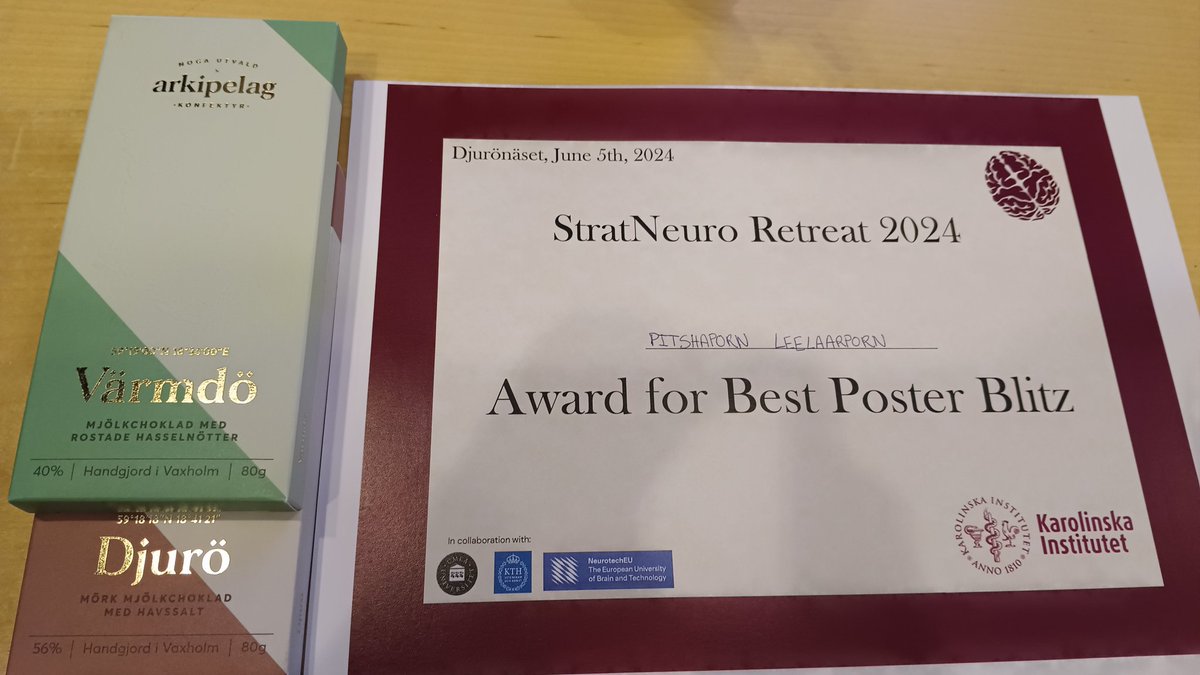 LillyPLee's tweet photo. Thank you NeurotechEU for this opportunity to join the StratNeuro2024. It's an amazing experience! @karolinskainstitutet #stratneuro2024 #NeurotechEU # https://t.co/bTRGFgrkn4