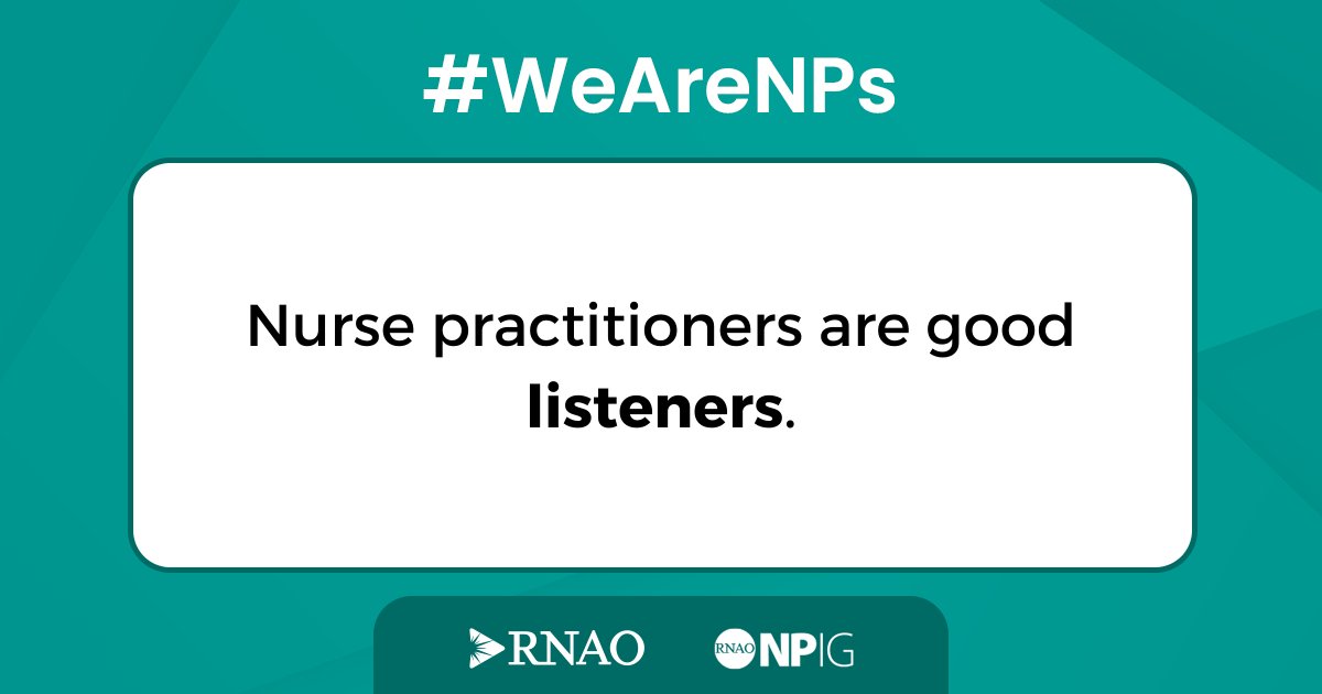RNAO (@rnao) on Twitter photo #WeAreNPs
Nurse practitioners can make a difference for all Ontarians. Nurse practitioners can transform the health system.
Learn more: RNAO.ca/in-focus/nurse…
@NPIG_RNAO <a href="/DorisGrinspun/">Dr. Doris Grinspun 🇨🇦 RN, PhD, FAAN, O.ONT</a> <a href="/ClaudetteHollow/">Claudette Holloway</a> <a href="/LhamoDolkar2023/">Lhamo Dolkar</a>
⬇️⬇️⬇️ #WeAreNPs
Nurse practitioners can make a difference for all Ontarians. Nurse practitioners can transform the health system.
Learn more: RNAO.ca/in-focus/nurse…
@NPIG_RNAO <a href="/DorisGrinspun/">Dr. Doris Grinspun 🇨🇦 RN, PhD, FAAN, O.ONT</a> <a href="/ClaudetteHollow/">Claudette Holloway</a> <a href="/LhamoDolkar2023/">Lhamo Dolkar</a>
⬇️⬇️⬇️