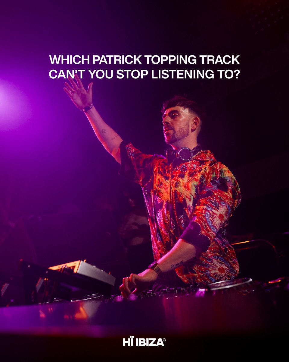 hiibizaofficial's tweet photo. 'Northern Rhythm' on 🔁 here, and you? 

Patrick Topping is ready to dazzle the Theatre with Trick for four exclusive dates in June, starting tonight. 

Tickets/VIP Bookings via: https://t.co/JCwW9ANYOu

#HiIbiza #PatrickTopping #TrickLabel #Summer2024 https://t.co/vfrTDP5CWs