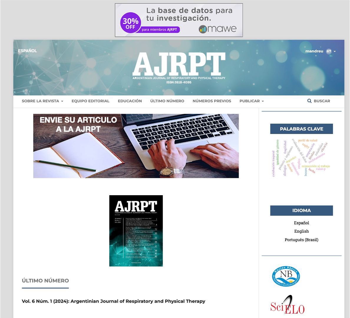 🎉 ¡Gran noticia! La AJRPT ha sido indexada en SCIELO! 🚀

Este logro refleja la dedicación de nuestro equipo editorial. Gracias a todos por su compromiso con la excelencia científica. ¡Sigamos haciendo historia! 🌟📚 #AJRPT #Scielo #doaj #physiotherapy #ResearchPapers