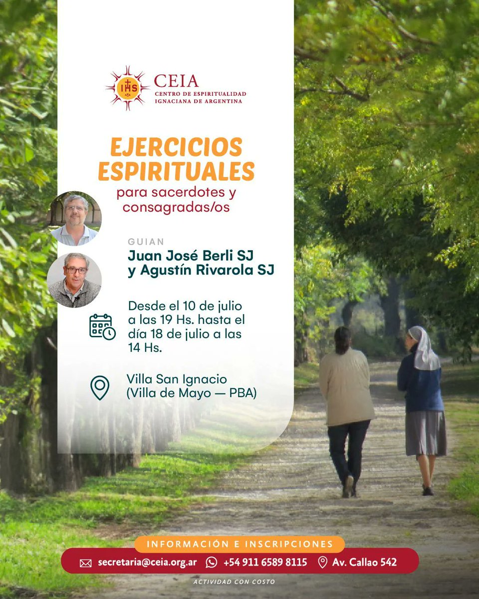 Una oportunidad única para reencontrarte con tu vocación. Más info en nuestra página web (ver perfil)