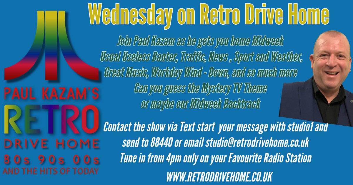 Paul Kazam's Retro Drive Home tweet media