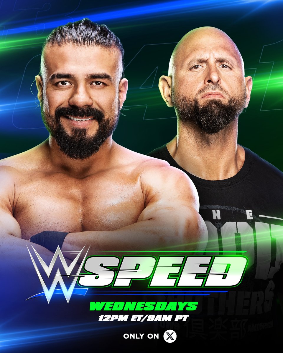 WWE's tweet image. .@AndradeElIdolo takes on @MachineGunKA TODAY on #WWESpeed. The winner will face @CiampaWWE next week!

12pm ET/ 9am PT exclusively on @X.