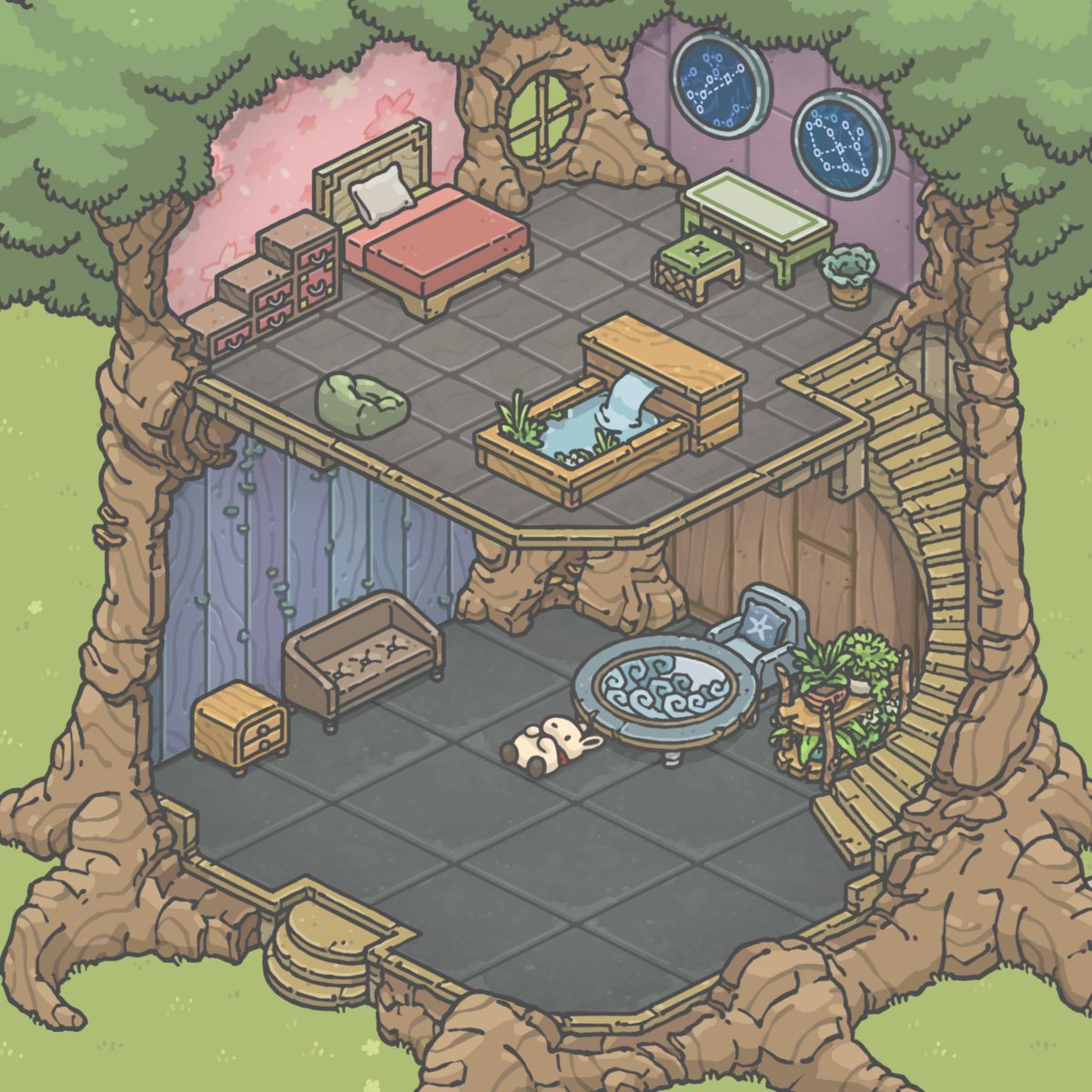 agustiniya17's tweet photo. @Tsukicodigos Su humilde morada 🥺💖💖💖 (dos sillones, un puff, cama y el se acuesta en el piso) https://t.co/96kdNh3czA