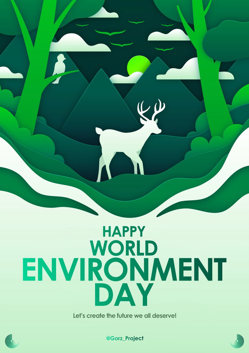 Gorz_Project's tweet photo. Happy World Environment Day everyone🌏🙌
Join #GORZ and let's create a prosperous and sustainable future for all of us. https://t.co/L1sIAdUdhJ